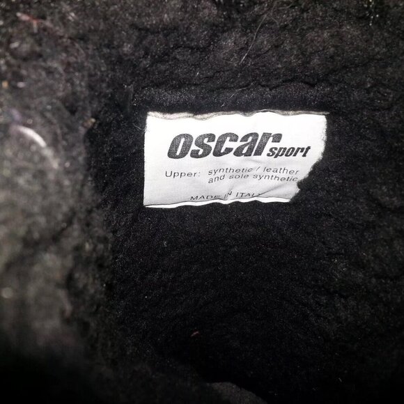 OSCAR SPORT-Italy-Apres Ski-Goat Fur and Fun Fur Boots-Black-Size 38-Near Mint - Picture 7 of 8